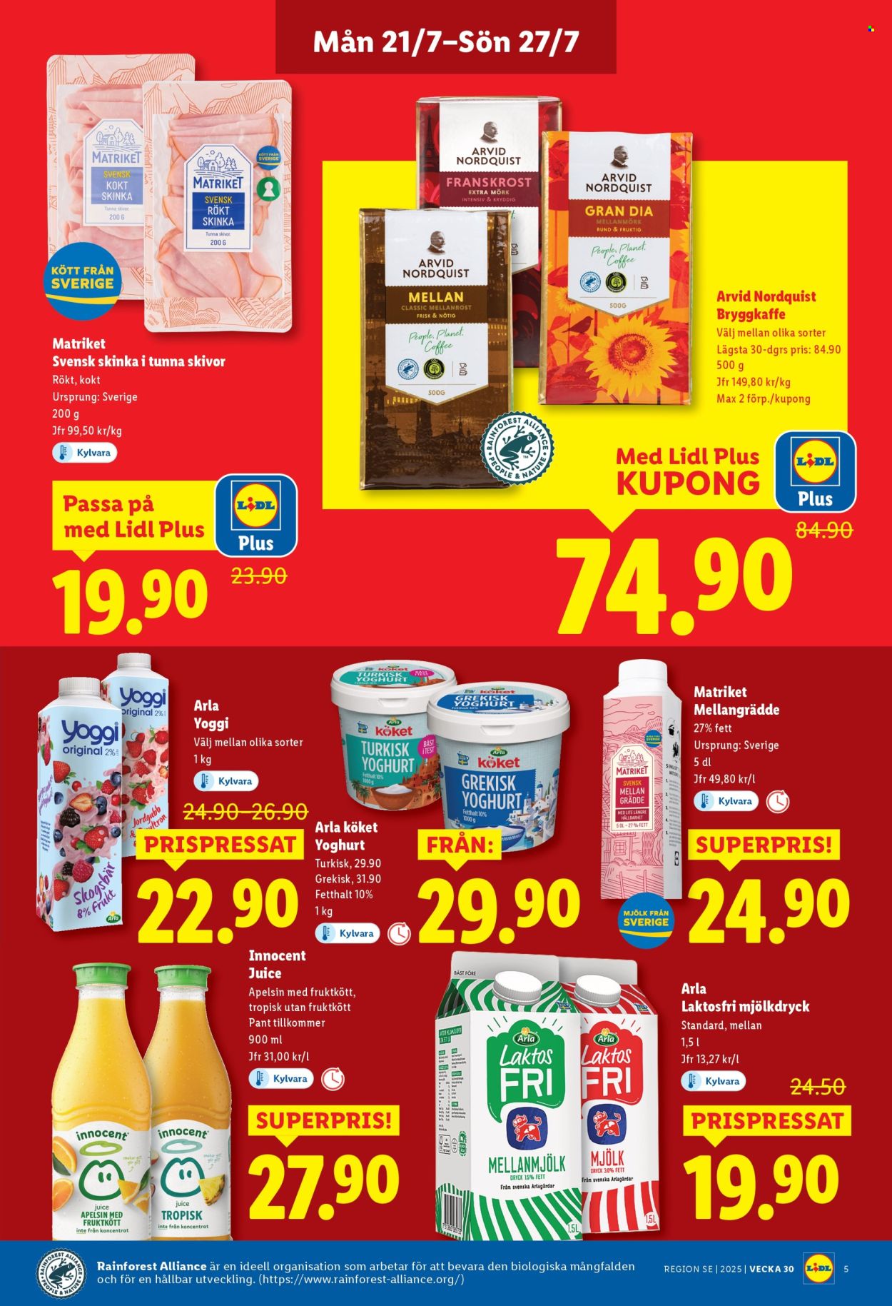 Lidl reklamblad - 21/7 2025 - 27/7 2025. Sida 5