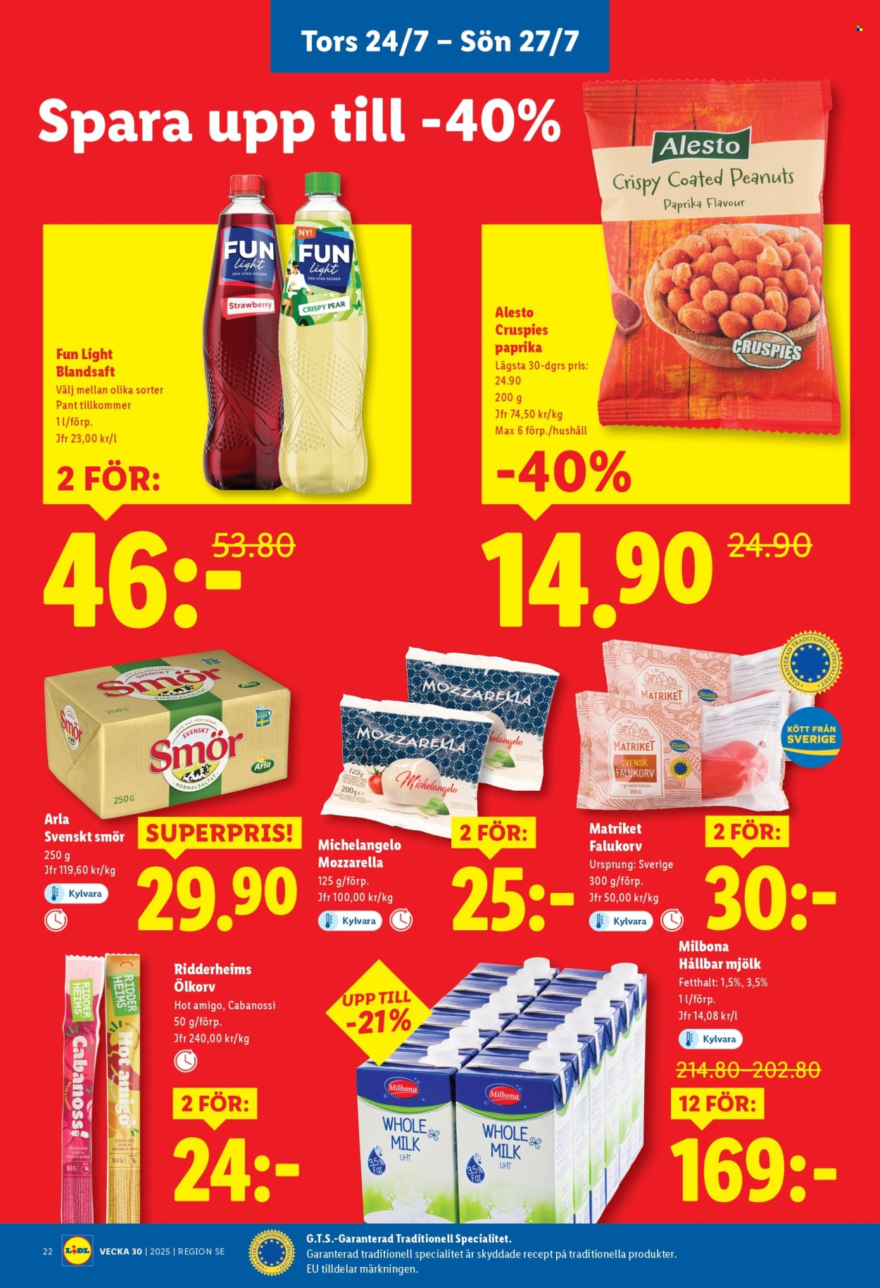Lidl reklamblad - 21/7 2025 - 27/7 2025. Sida 24