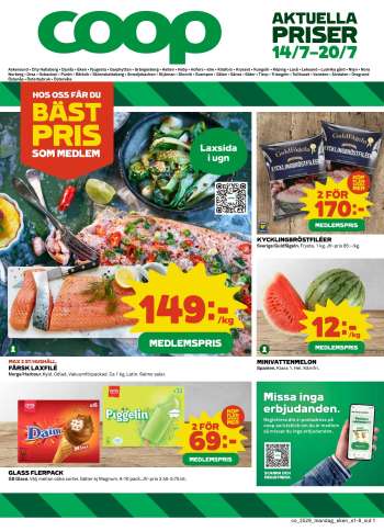 Coop reklamblad - 14/7 2025 - 20/7 2025.