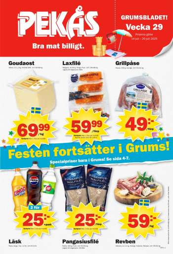 Pekås reklamblad - 14/7 2025 - 20/7 2025.