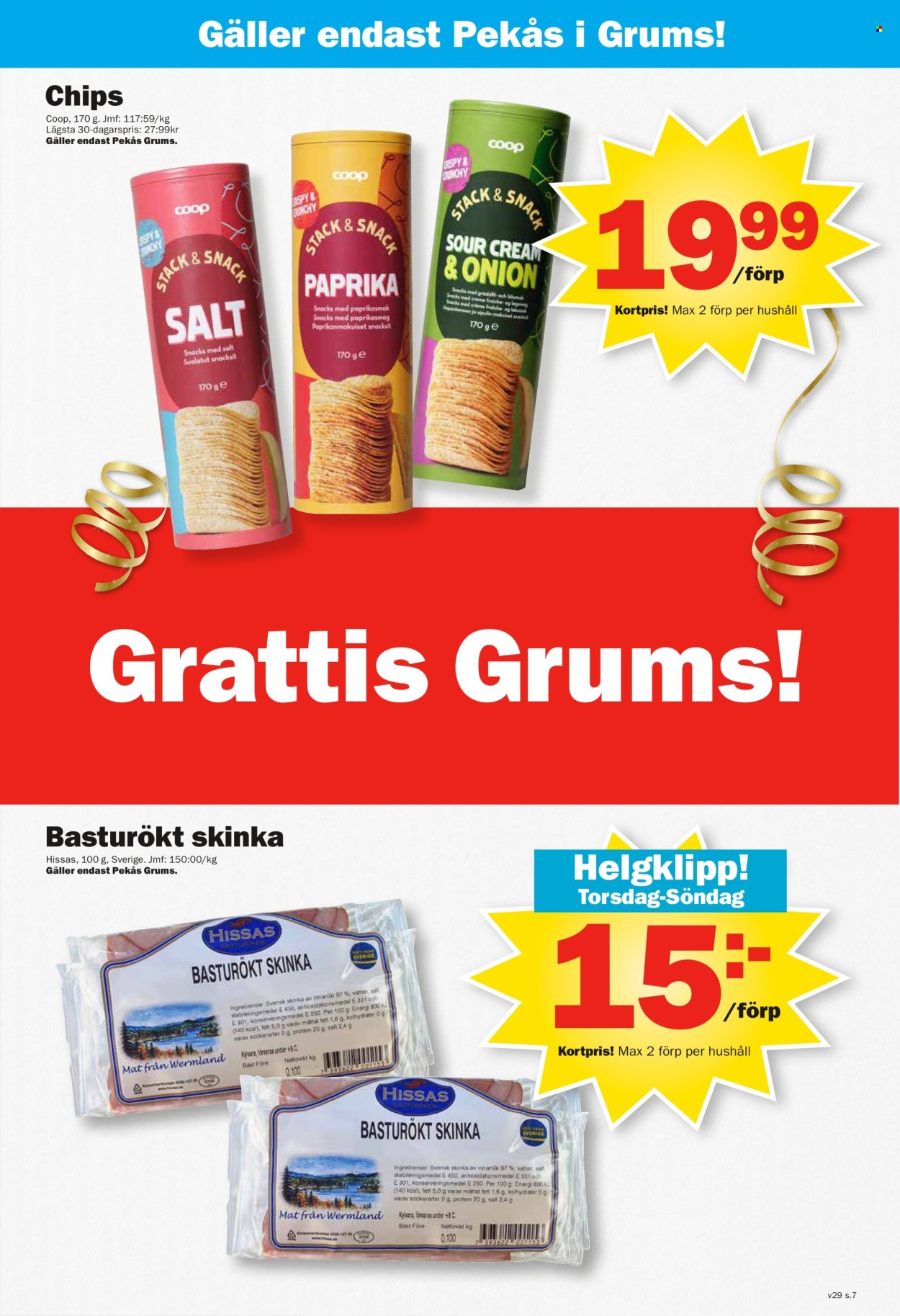 Pekås reklamblad - 14/7 2025 - 20/7 2025. Sida 7