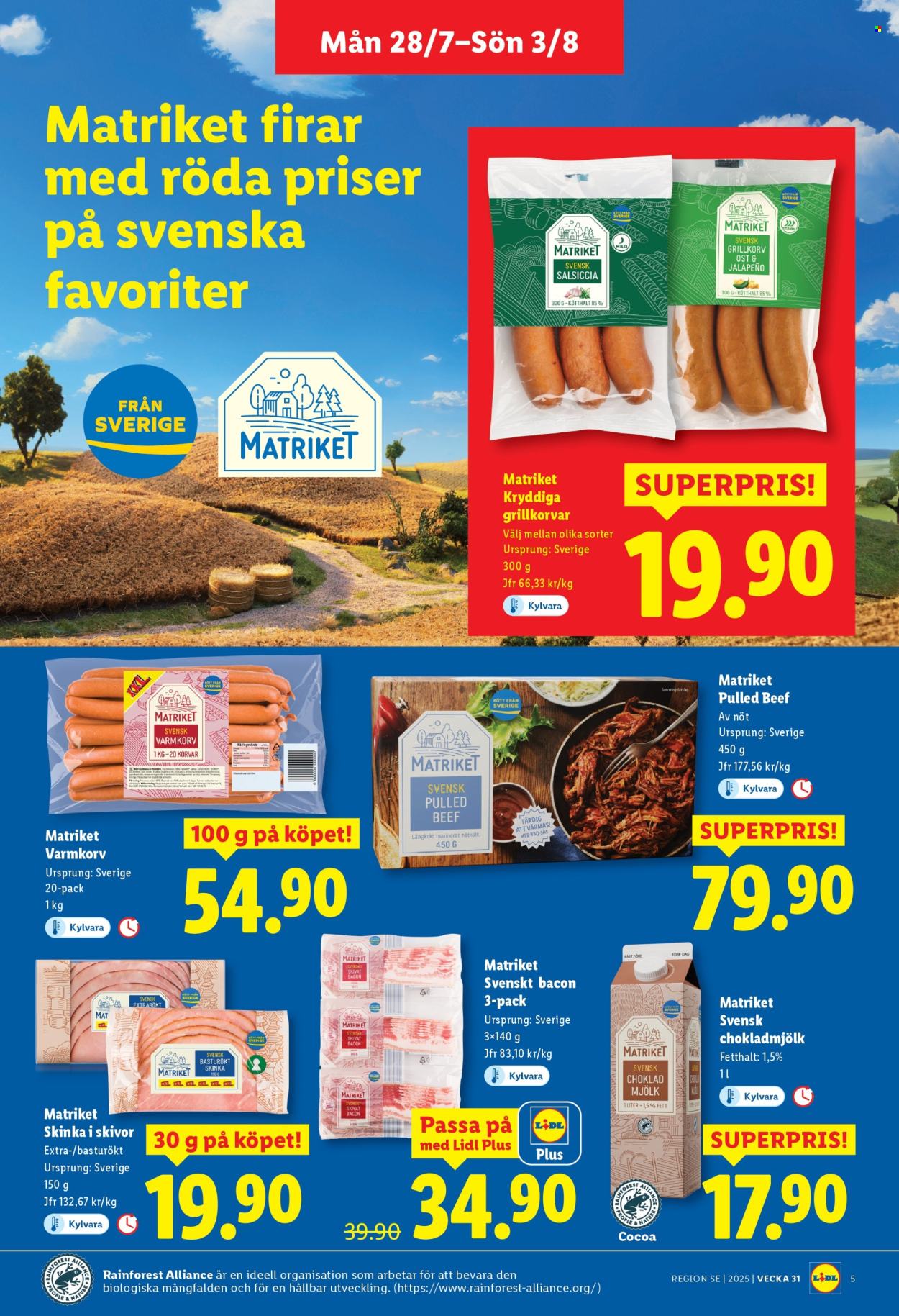 Lidl reklamblad - 28/7 2025 - 3/8 2025. Sida 5