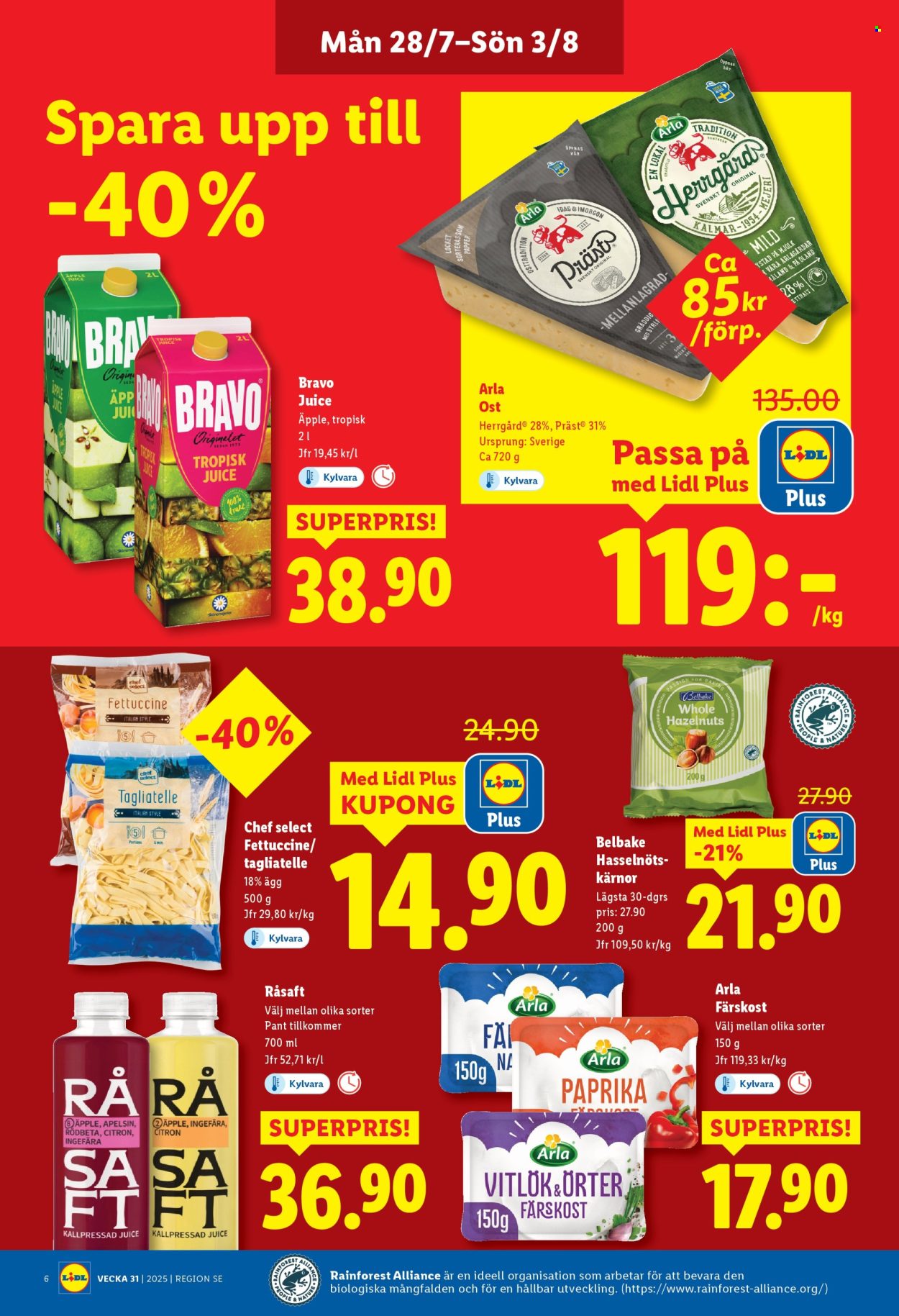 Lidl reklamblad - 28/7 2025 - 3/8 2025. Sida 6