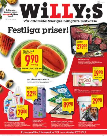 Willys reklamblad - 21/7 2025 - 27/7 2025.