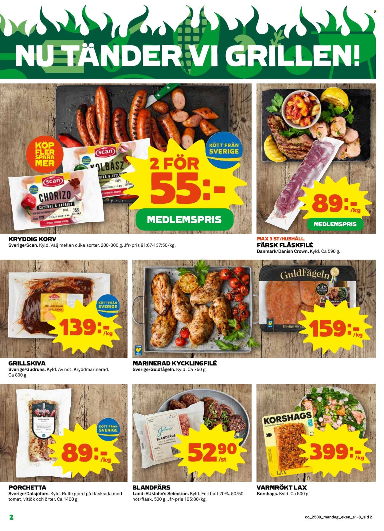 Coop reklamblad - 21/7 2025 - 27/7 2025. Sida 2