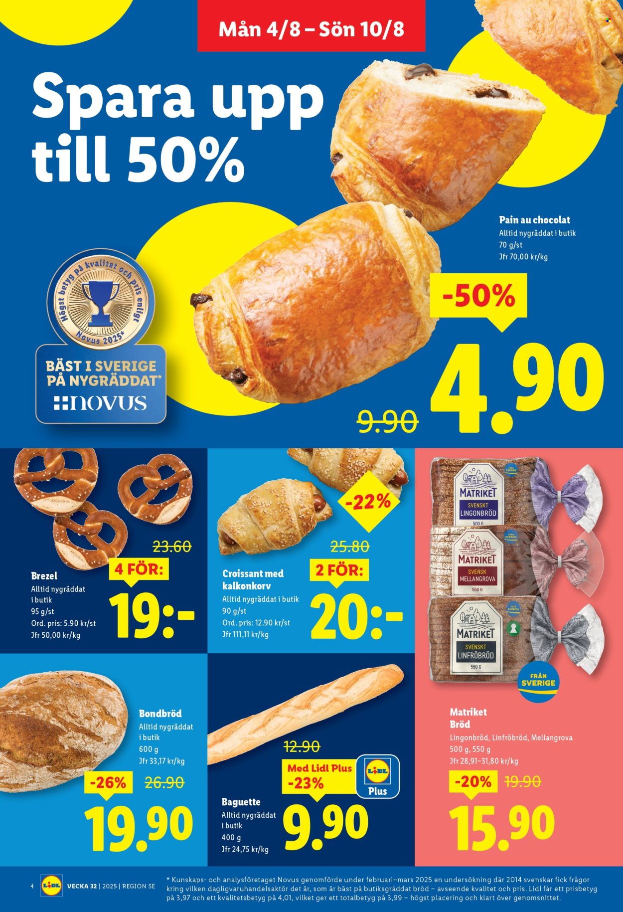 Lidl reklamblad - 4/8 2025 - 10/8 2025. Sida 4