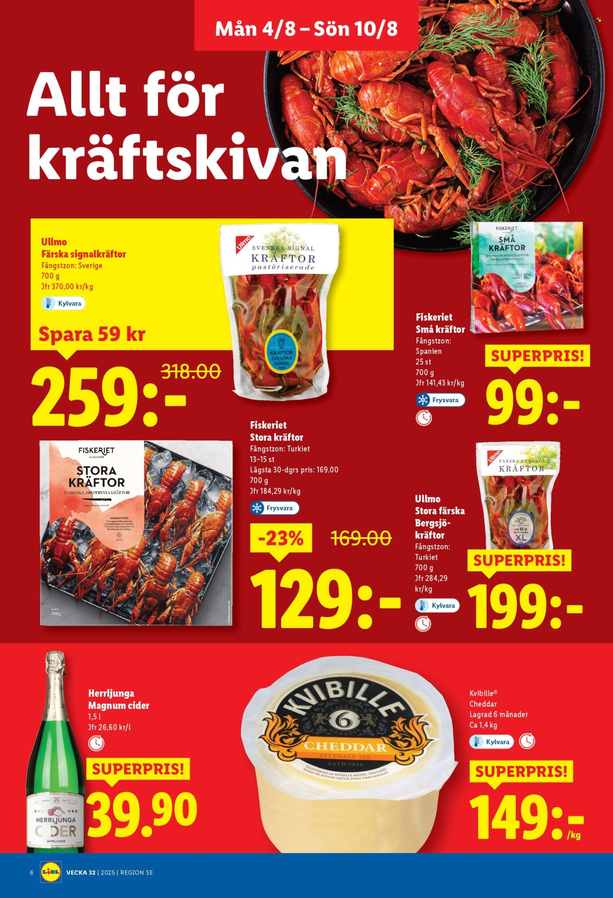 Lidl reklamblad - 4/8 2025 - 10/8 2025. Sida 6