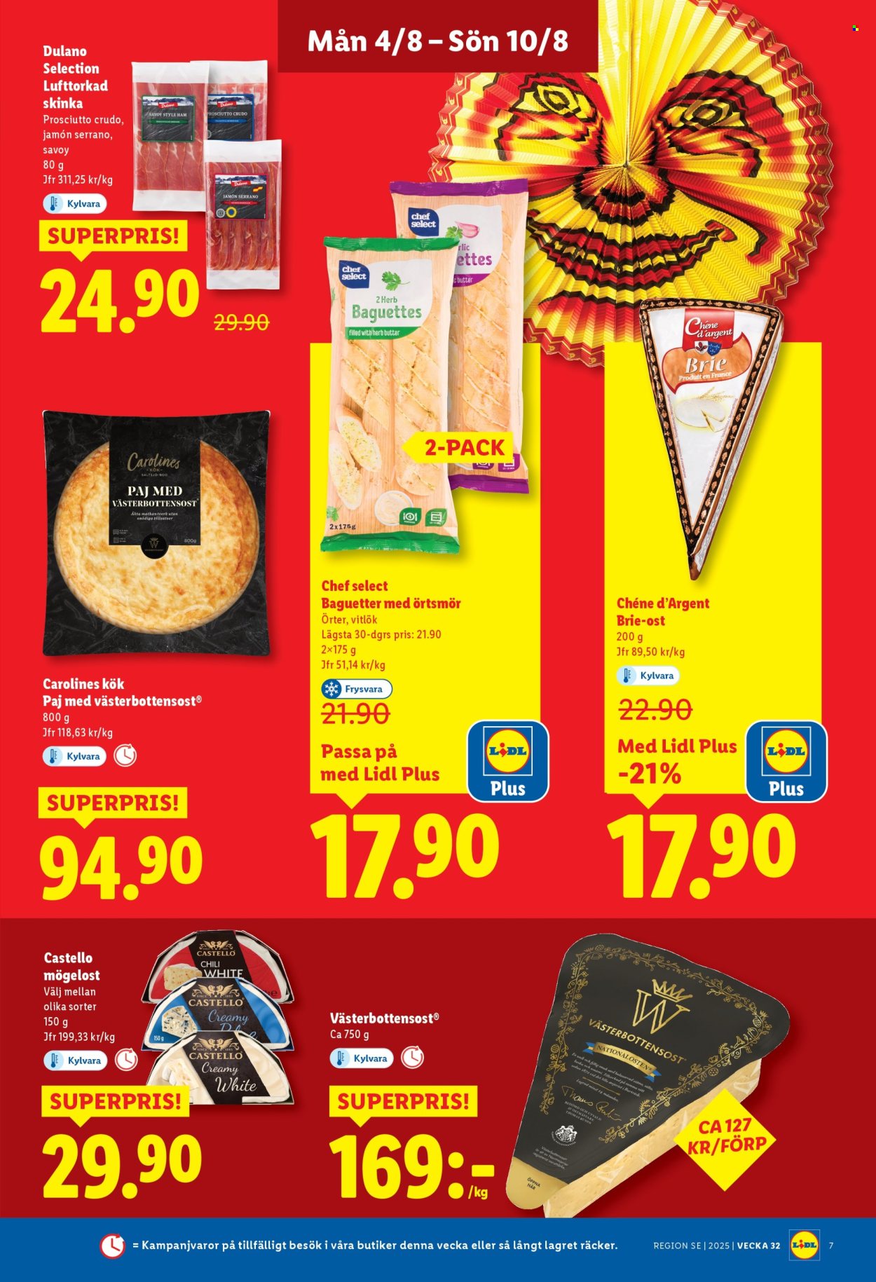 Lidl reklamblad - 4/8 2025 - 10/8 2025. Sida 7