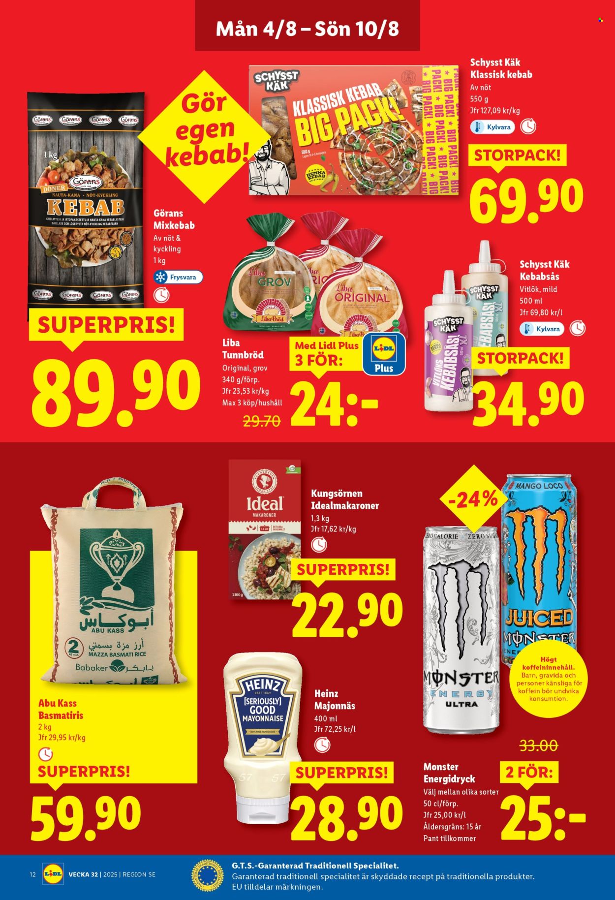 Lidl reklamblad - 4/8 2025 - 10/8 2025. Sida 14
