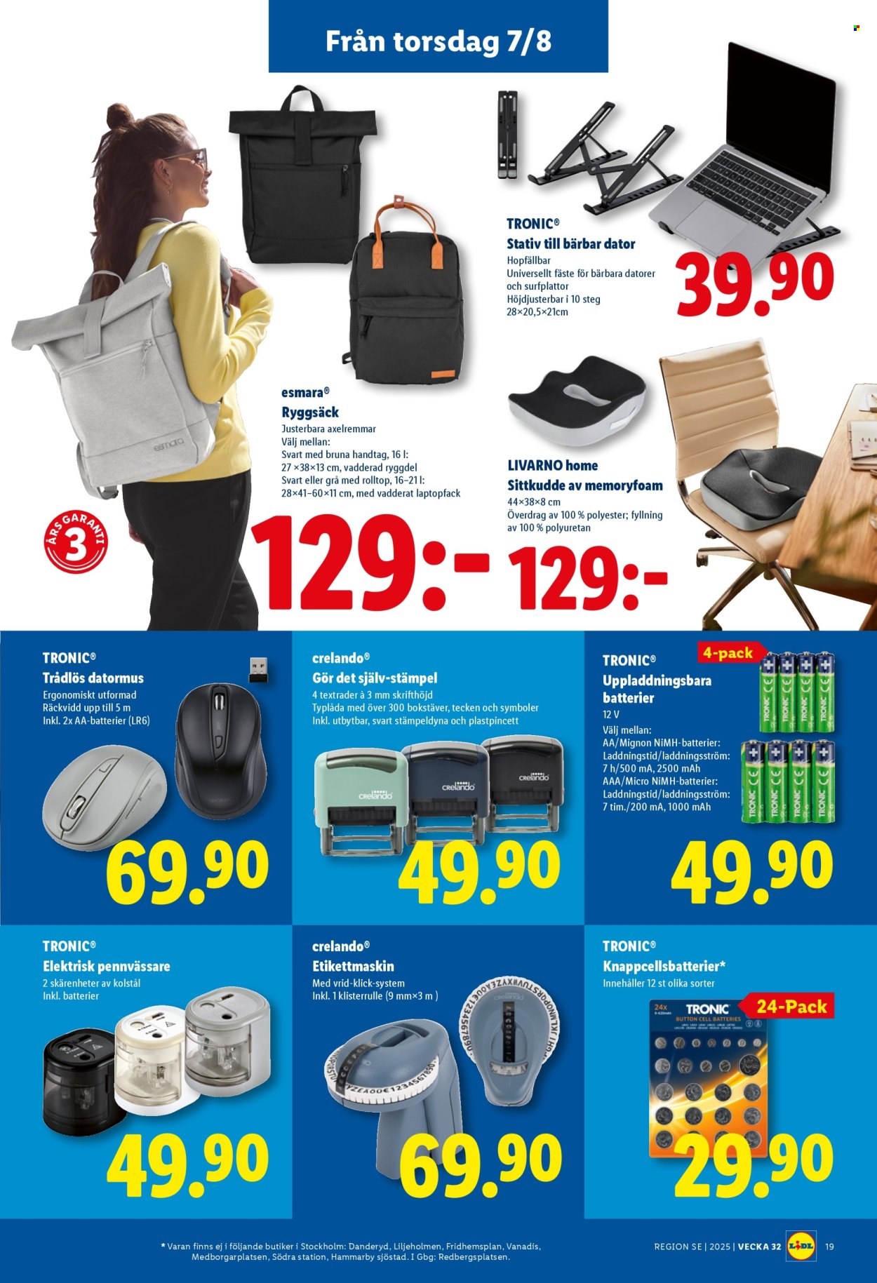 Lidl reklamblad - 4/8 2025 - 10/8 2025. Sida 22