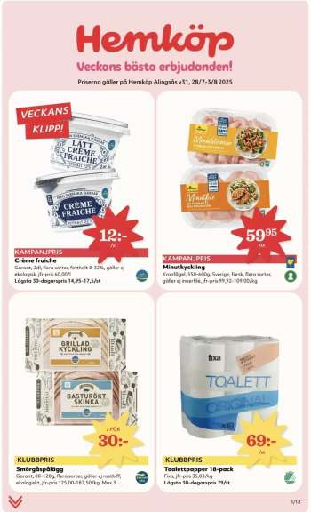 Hemköp reklamblad - 28/7 2025 - 3/8 2025.