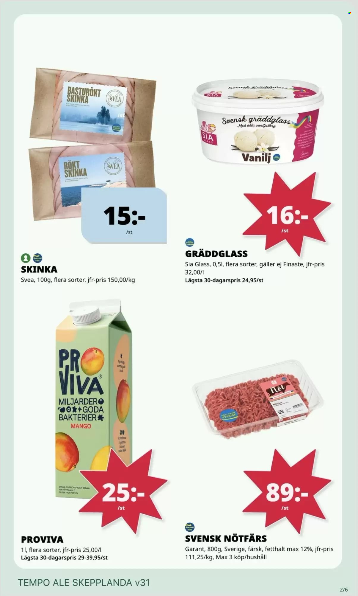 Tempo reklamblad - 28/7 2025 - 3/8 2025. Sida 2