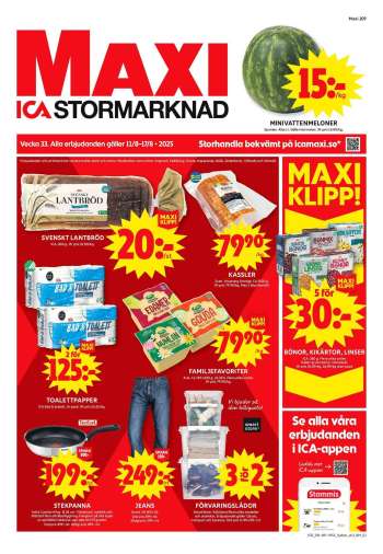 ICA reklamblad - 11/8 2025 - 17/8 2025.