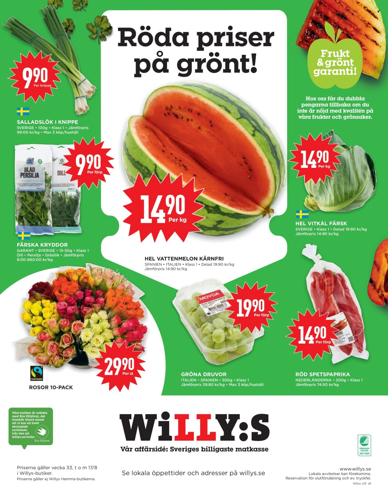 Willys reklamblad - 11/8 2025 - 17/8 2025. Sida 8
