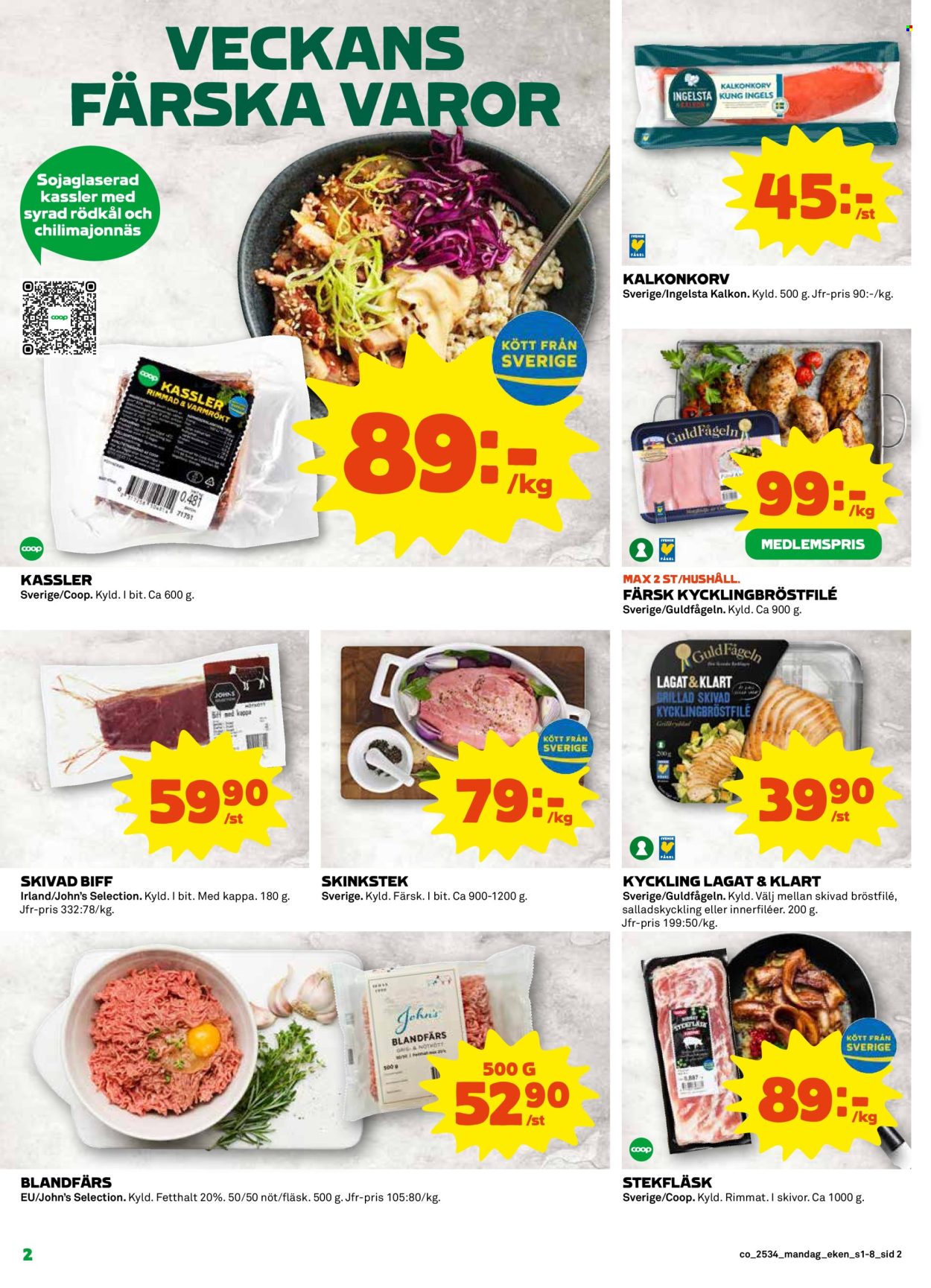 Coop reklamblad - 18/8 2025 - 24/8 2025. Sida 2