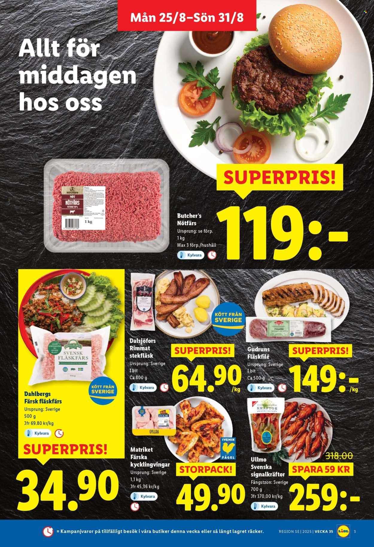 Lidl reklamblad - 25/8 2025 - 31/8 2025. Sida 3