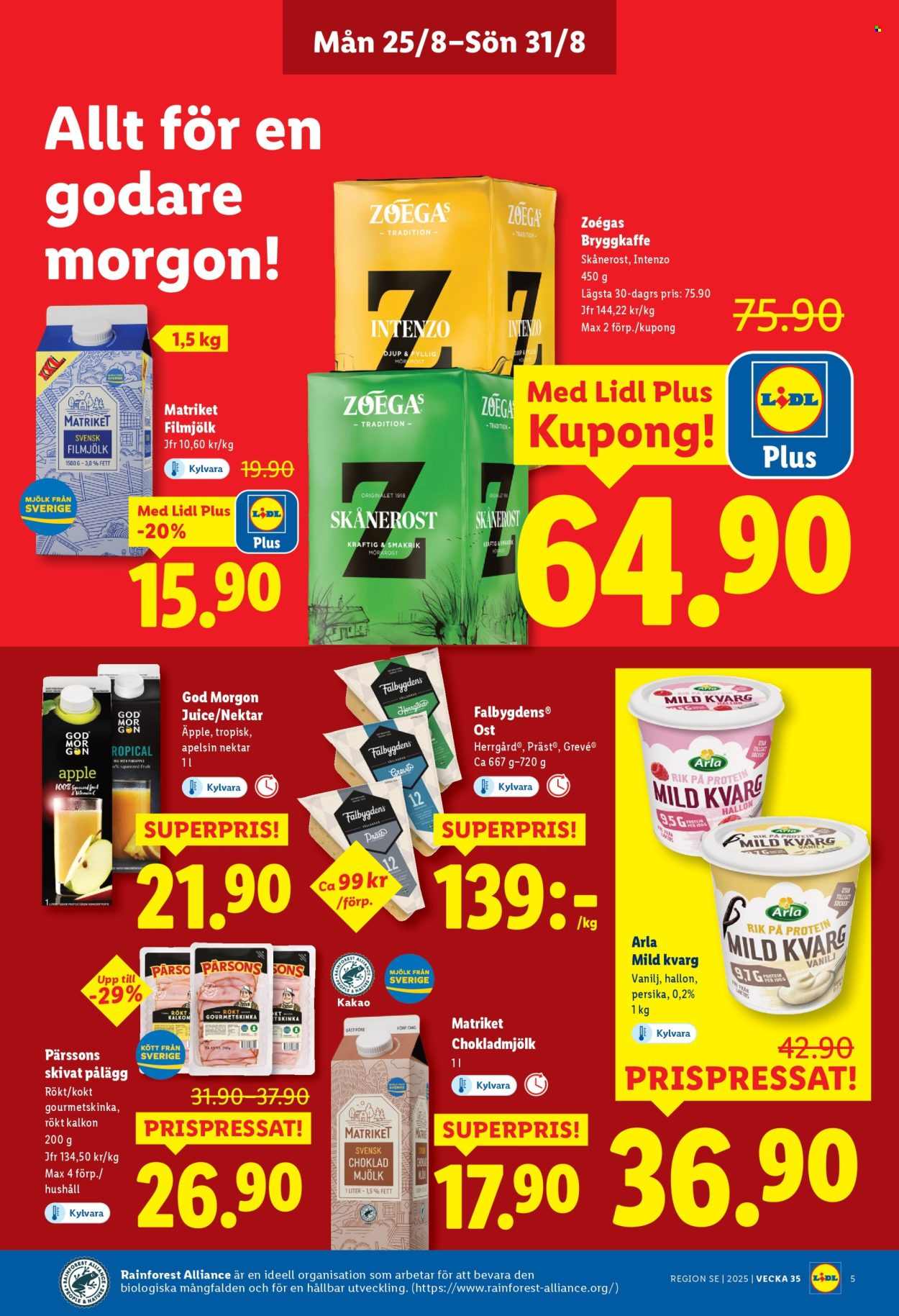 Lidl reklamblad - 25/8 2025 - 31/8 2025. Sida 5