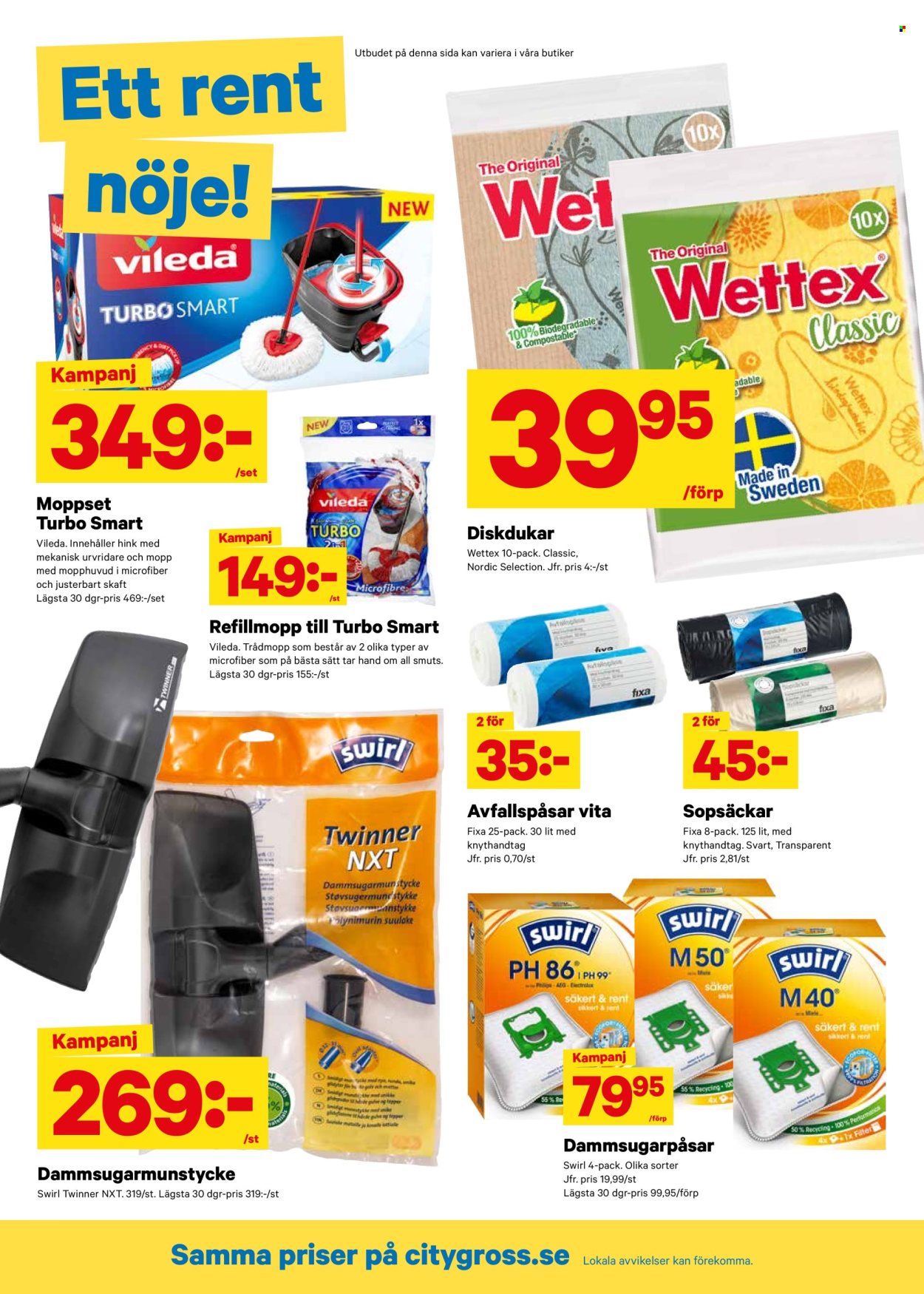 City Gross reklamblad - 18/8 2025 - 24/8 2025. Sida 9