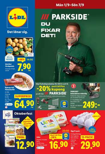 Lidl reklamblad - 1/9 2025 - 7/9 2025.