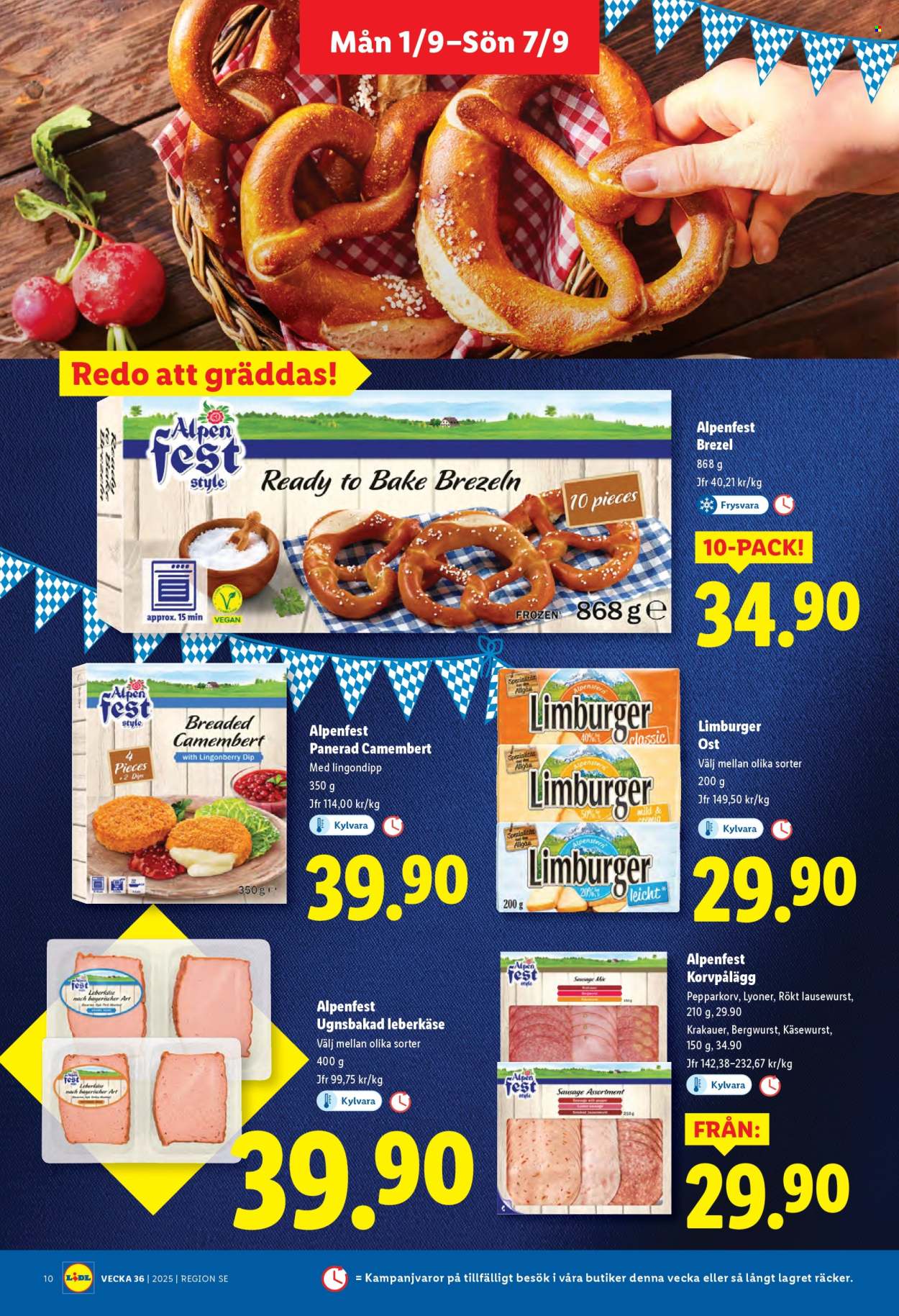 Lidl reklamblad - 1/9 2025 - 7/9 2025. Sida 10