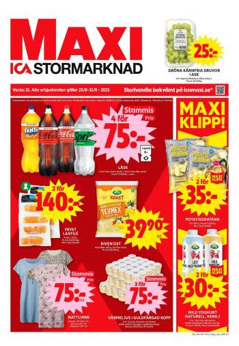 ICA reklamblad - 25/8 2025 - 31/8 2025.