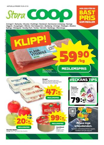 Stora Coop reklamblad - 15/9 2025 - 21/9 2025.