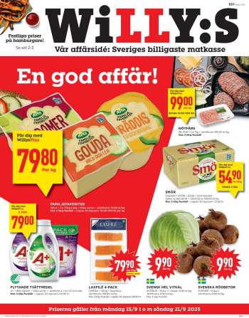 Willys reklamblad - 15/9 2025 - 21/9 2025.
