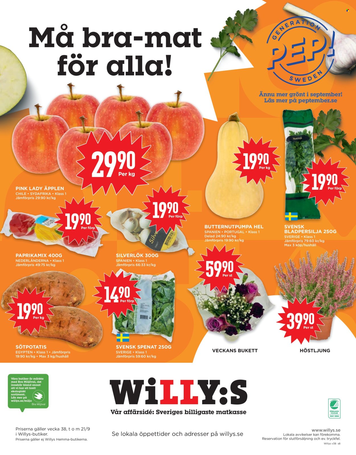 Willys reklamblad - 15/9 2025 - 21/9 2025. Sida 8