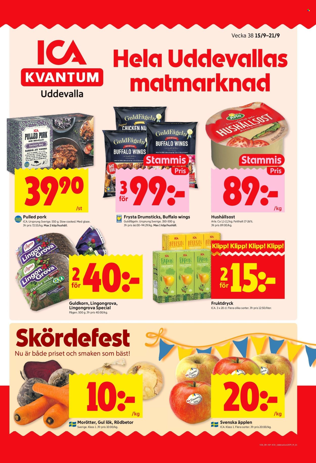 ICA reklamblad - 15/9 2025 - 21/9 2025. Sida 1