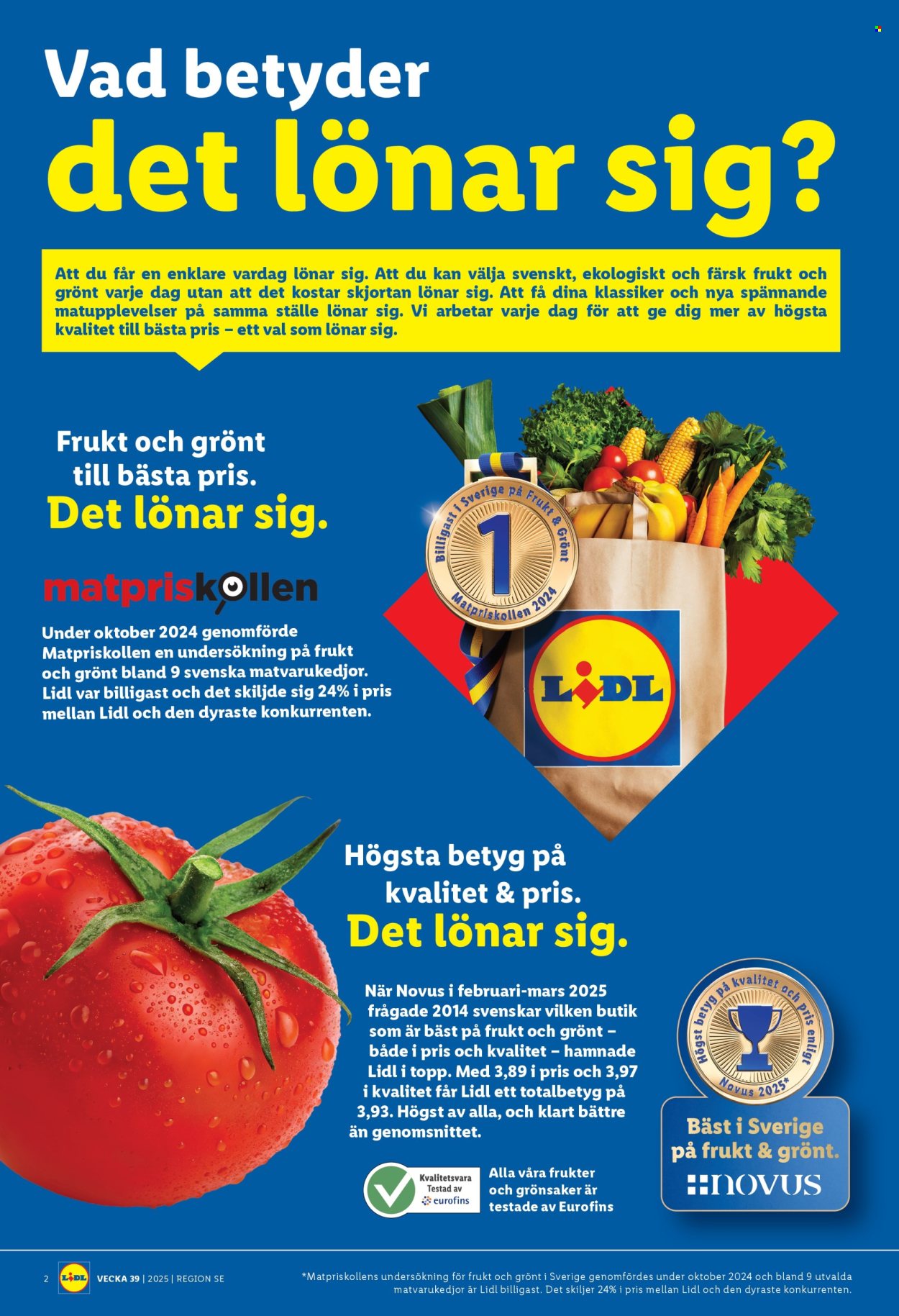 Lidl reklamblad - 22/9 2025 - 28/9 2025. Sida 2