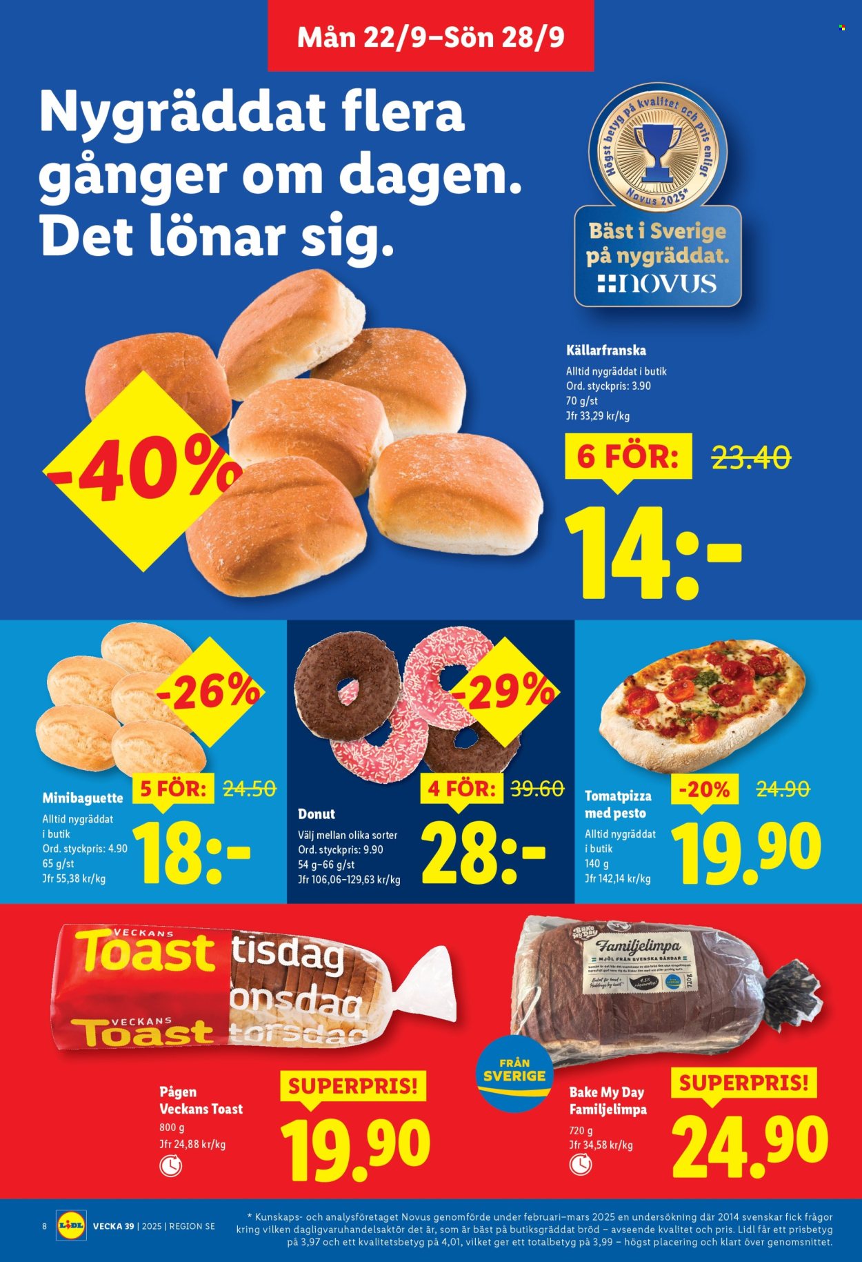 Lidl reklamblad - 22/9 2025 - 28/9 2025. Sida 8