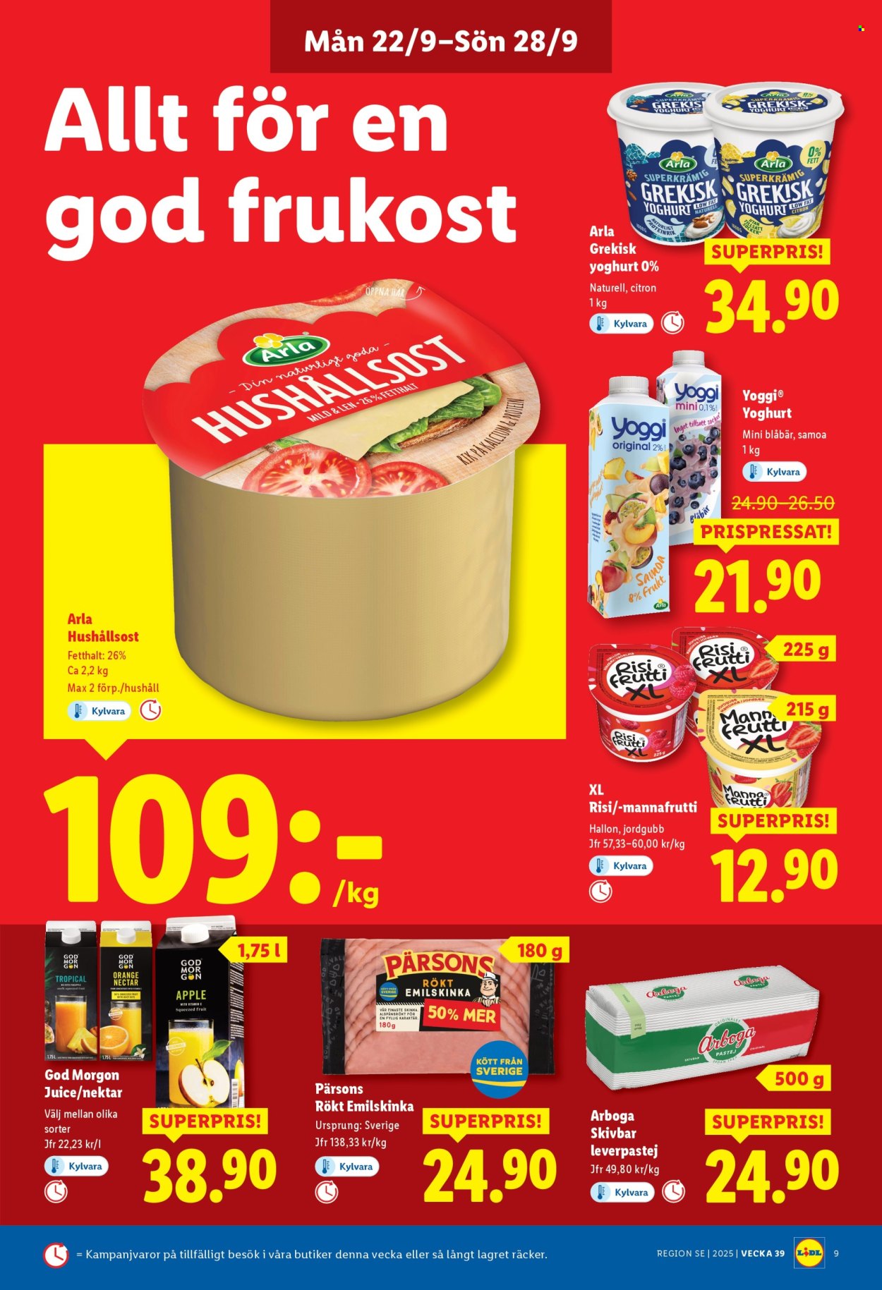Lidl reklamblad - 22/9 2025 - 28/9 2025. Sida 9