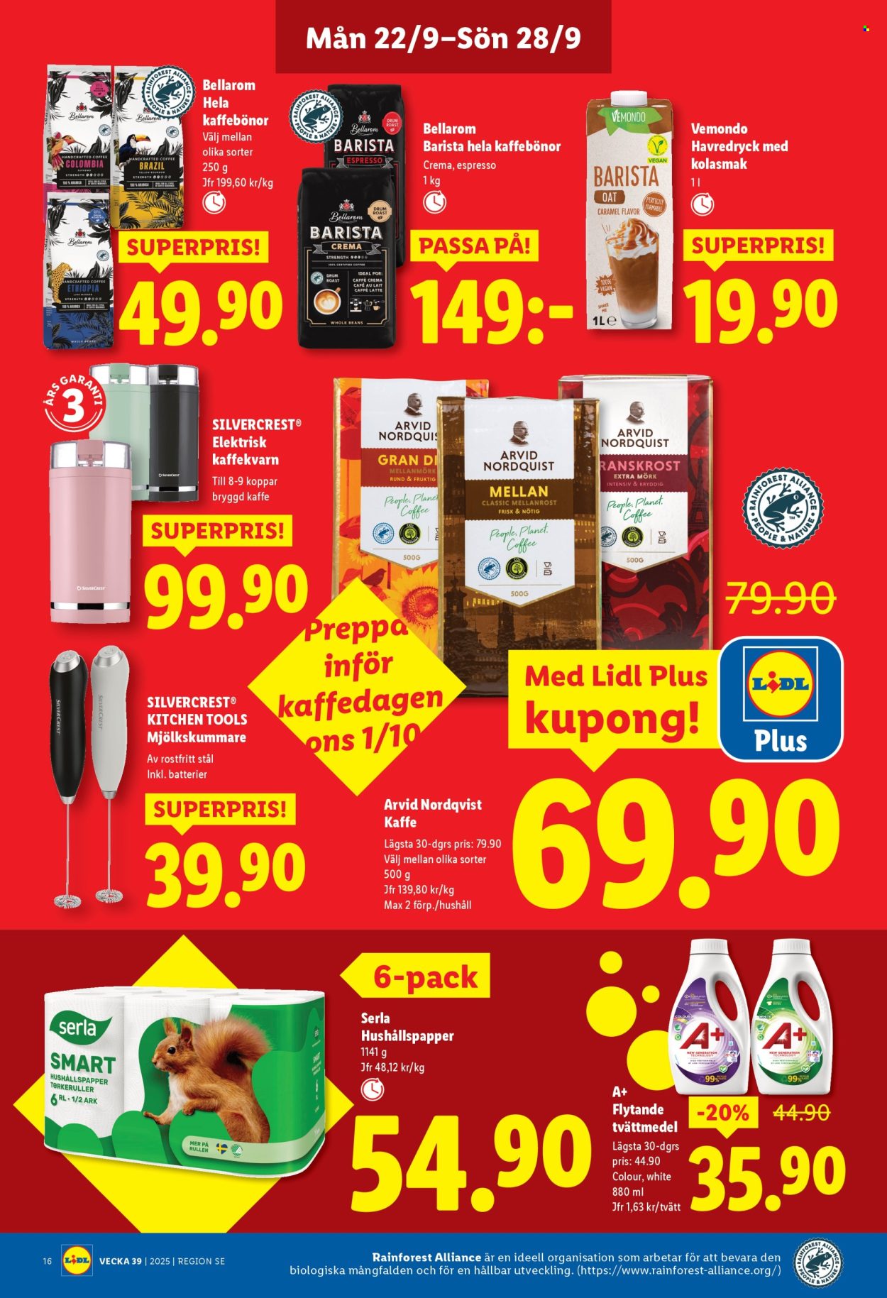 Lidl reklamblad - 22/9 2025 - 28/9 2025. Sida 18