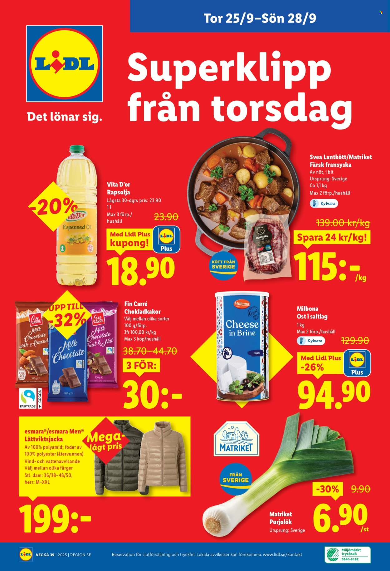 Lidl reklamblad - 22/9 2025 - 28/9 2025. Sida 32