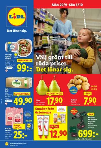 Lidl reklamblad - 29/9 2025 - 5/10 2025.