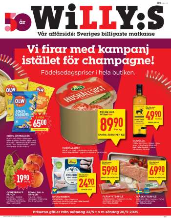 Willys reklamblad - 22/9 2025 - 28/9 2025.