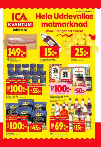 ICA reklamblad - 22/9 2025 - 28/9 2025.