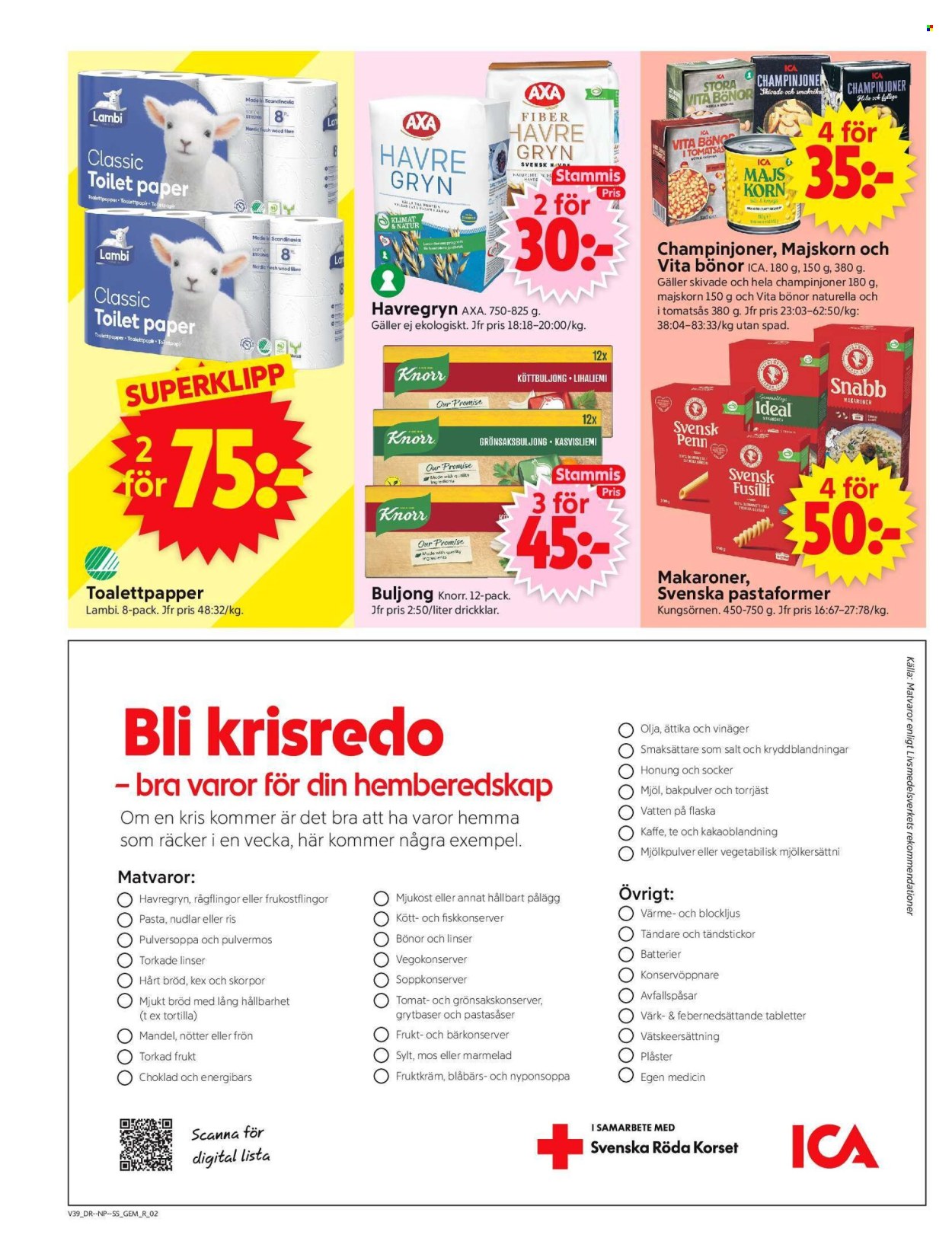 ICA reklamblad - 22/9 2025 - 28/9 2025. Sida 2