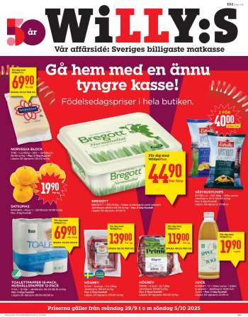 Willys reklamblad - 29/9 2025 - 5/10 2025.