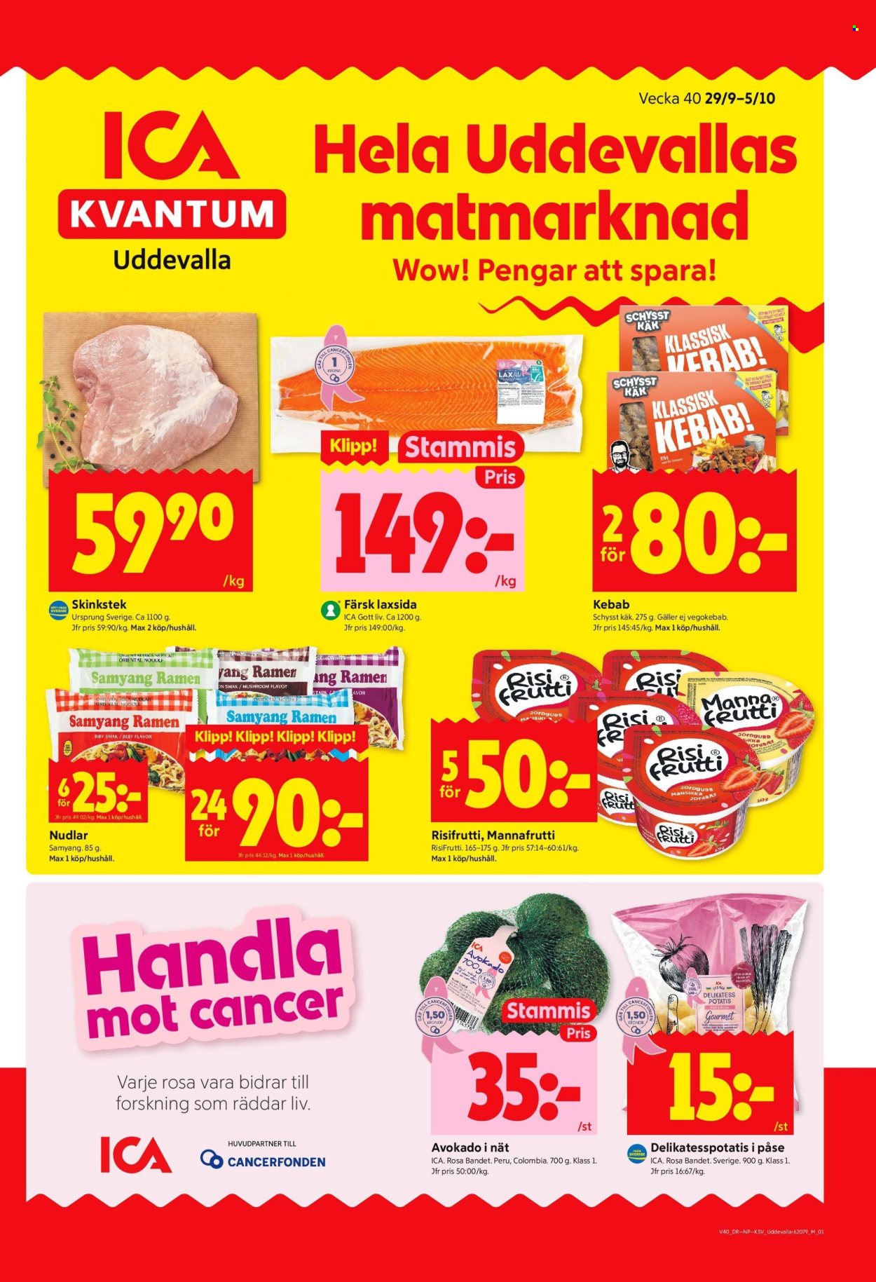 ICA reklamblad - 29/9 2025 - 5/10 2025. Sida 1