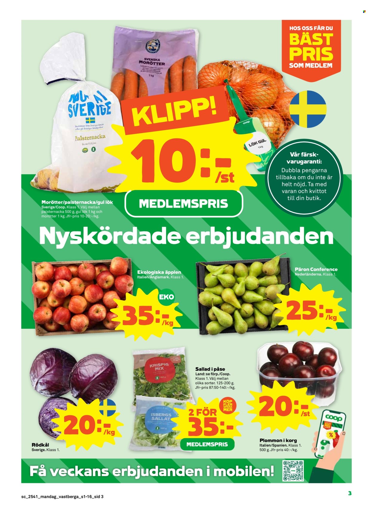 Stora Coop reklamblad - 6/10 2025 - 12/10 2025. Sida 3