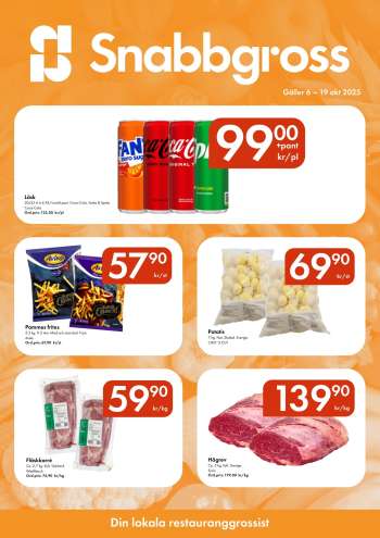Snabbgross reklamblad - 6/10 2025 - 19/10 2025.
