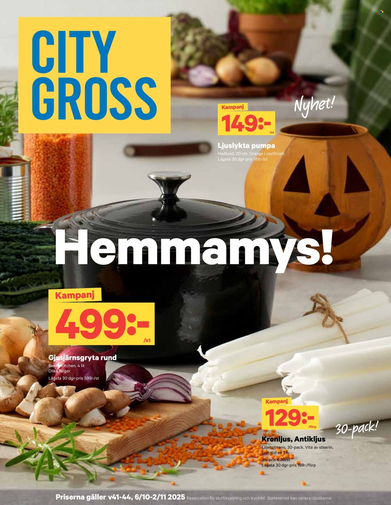 City Gross reklamblad - 6/10 2025 - 12/10 2025. Sida 10