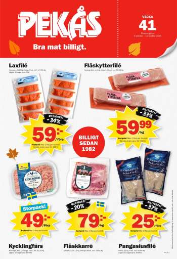 Pekås reklamblad - 6/10 2025 - 12/10 2025.