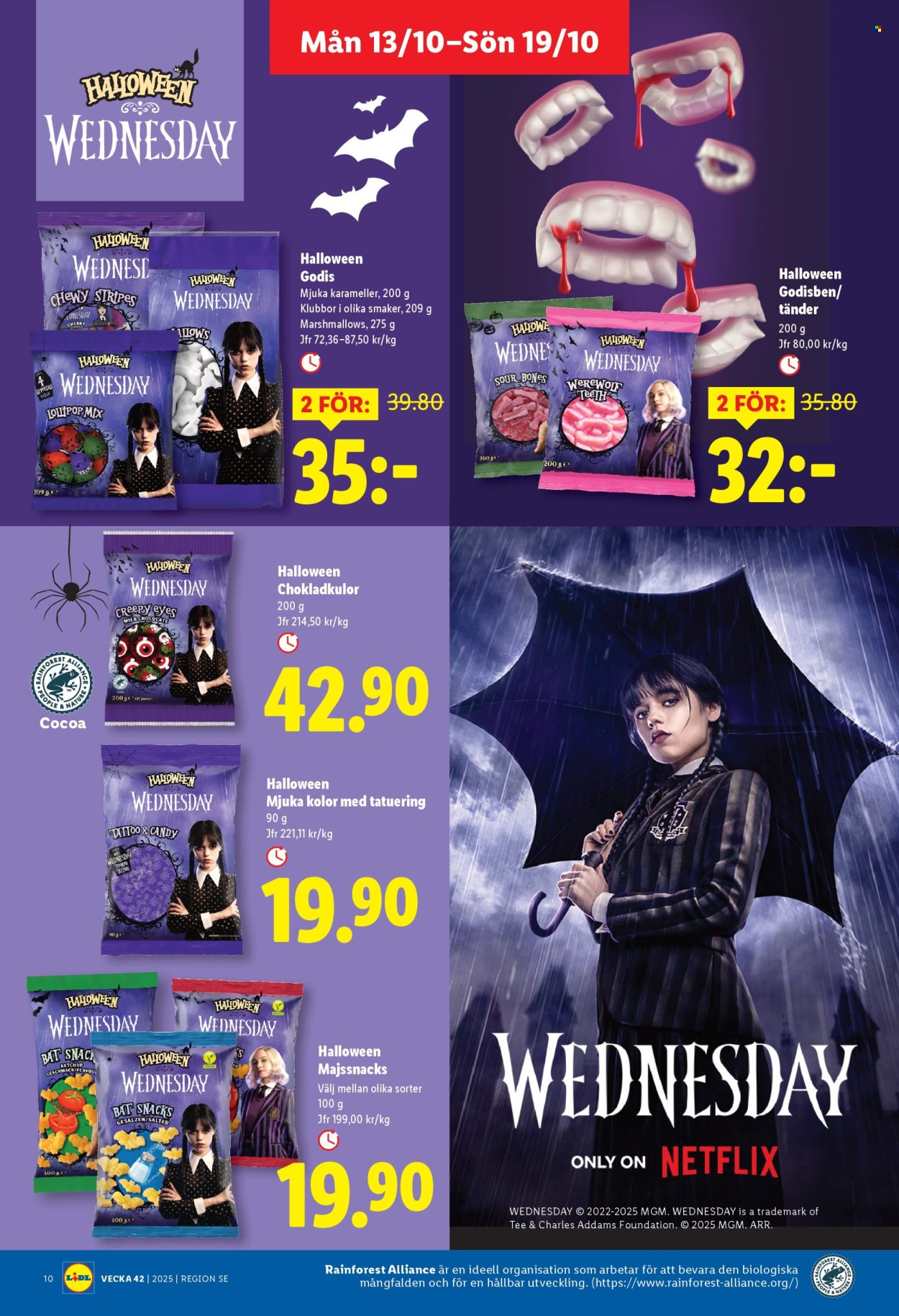 Lidl reklamblad - 13/10 2025 - 19/10 2025. Sida 10
