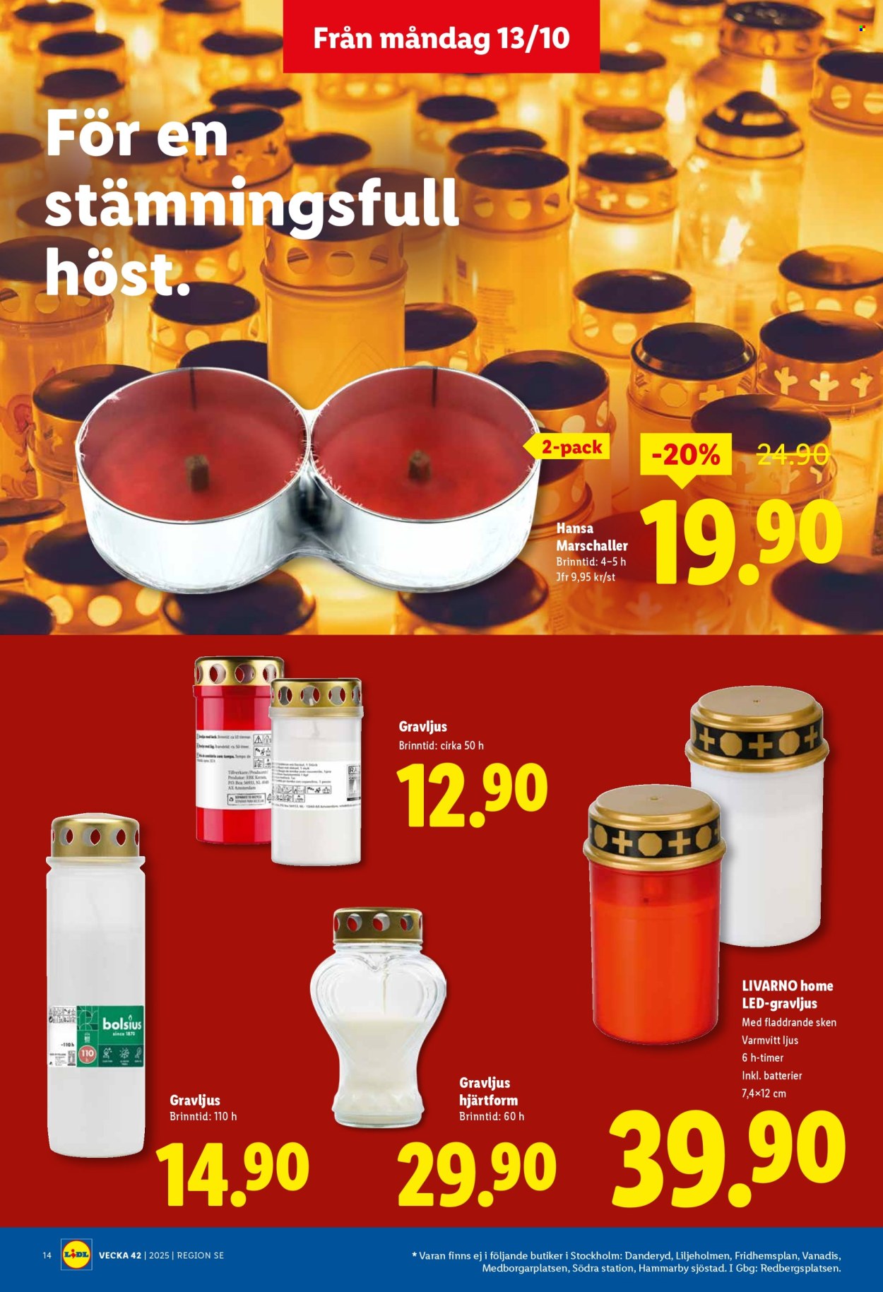 Lidl reklamblad - 13/10 2025 - 19/10 2025. Sida 16
