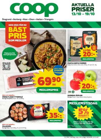 Coop reklamblad - 13/10 2025 - 19/10 2025.