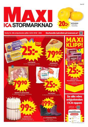ICA reklamblad - 13/10 2025 - 19/10 2025.