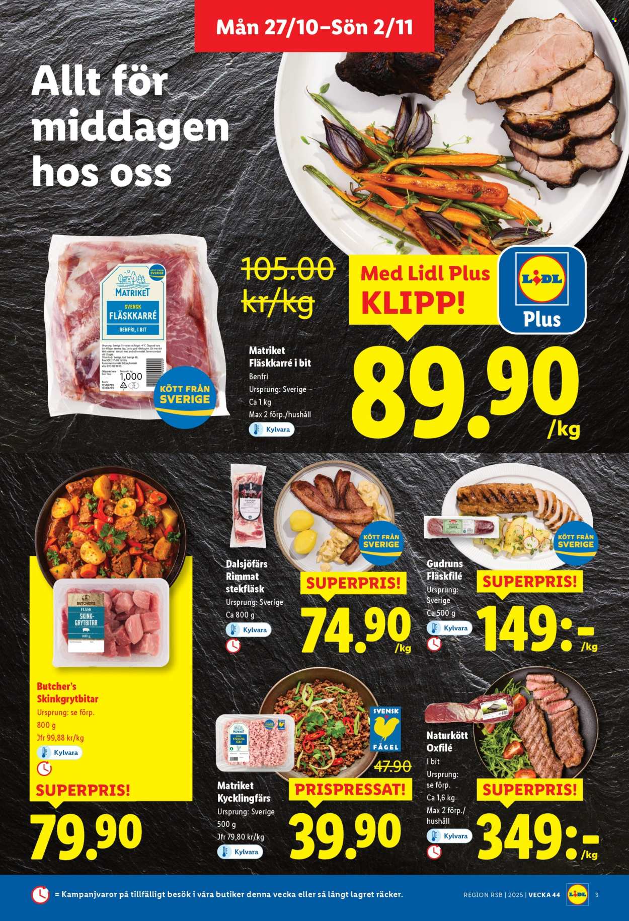 Lidl reklamblad - 27/10 2025 - 2/11 2025. Sida 3