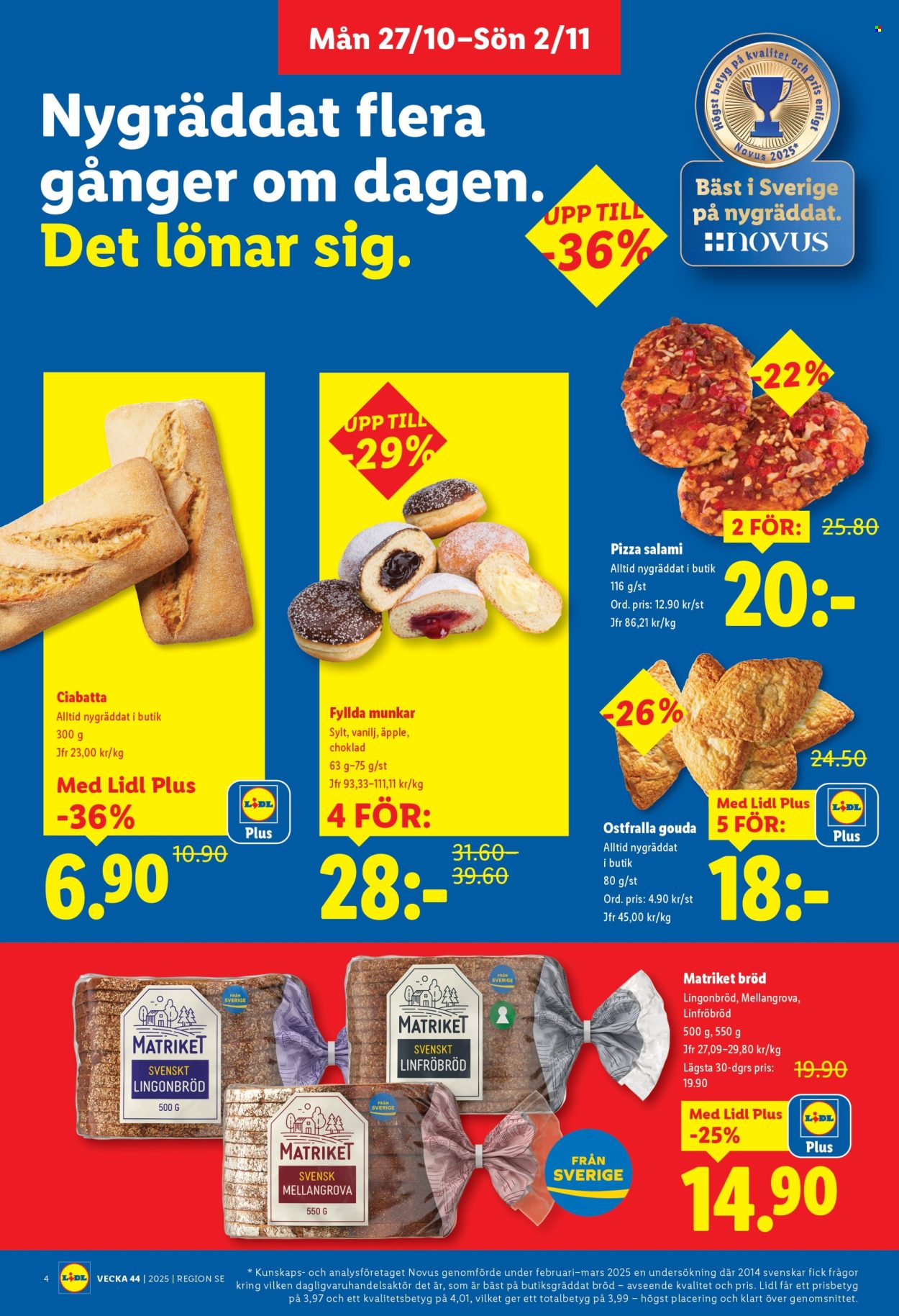 Lidl reklamblad - 27/10 2025 - 2/11 2025. Sida 4